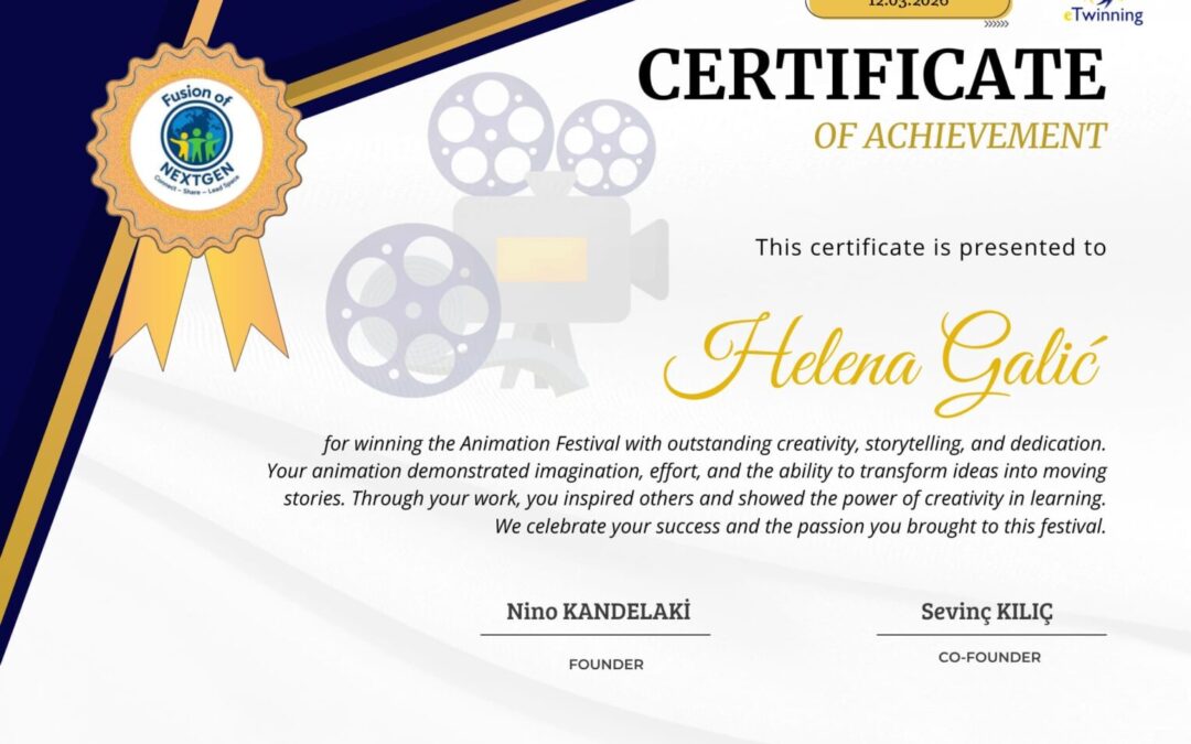 Sudjelovanje učenika naše škole u međunarodnom eTwinning projektu NextGen